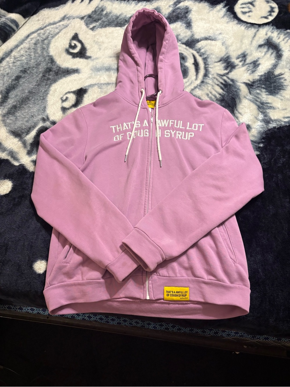 That’s an awful lot of cough syrup ALOCS zip up hoodie